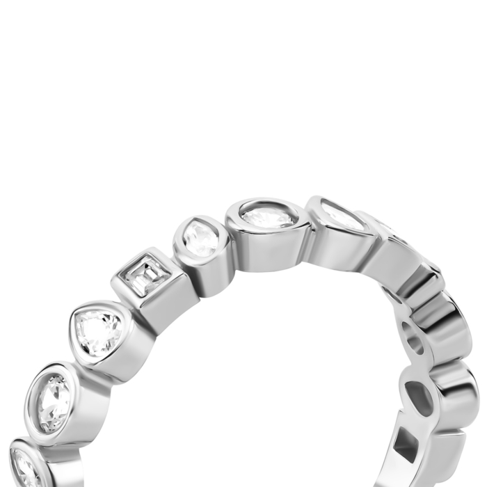 Серебряное кольцо с фианитами. Артикул UG5TA12017