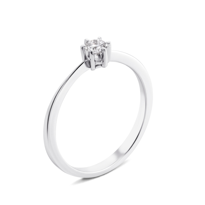 Золота каблучка з діамантом. Артикул UG5КДz 7516/1