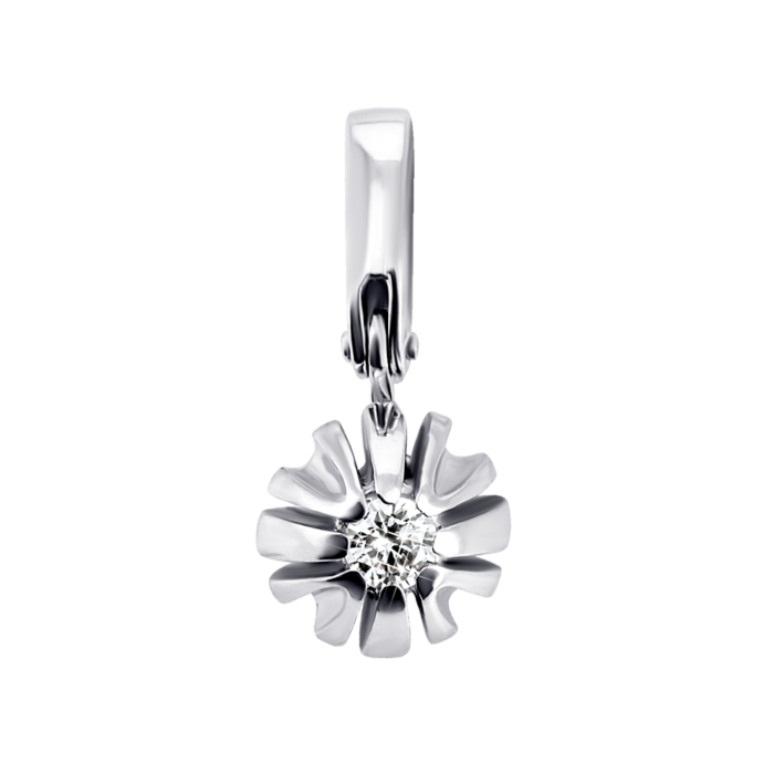 Золотая подвеска с бриллиантом. Артикул UG5Пz 7520/1