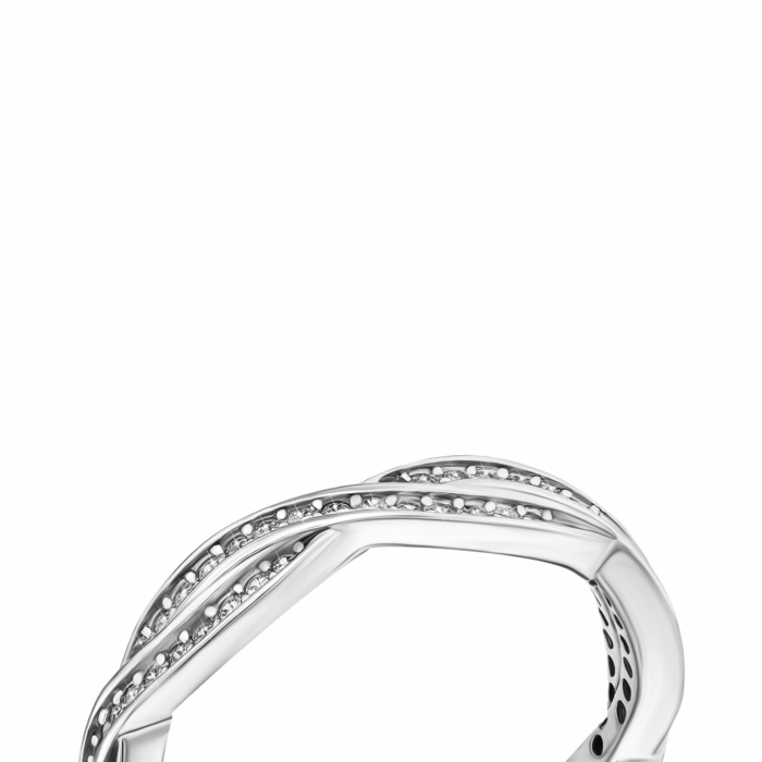 Серебряное кольцо с фианитами. Артикул UG5A00771