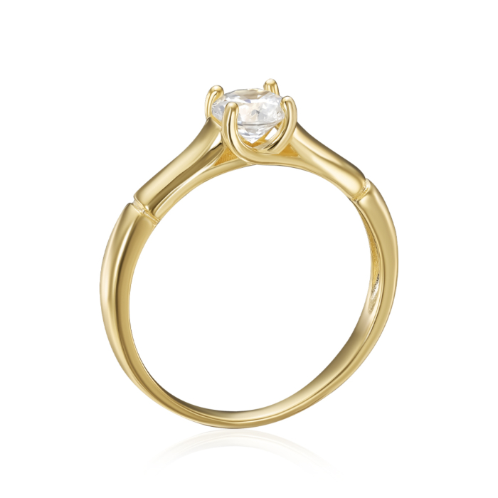 Срібна каблучка з фіанітом. Артикул A03298-R/20/1