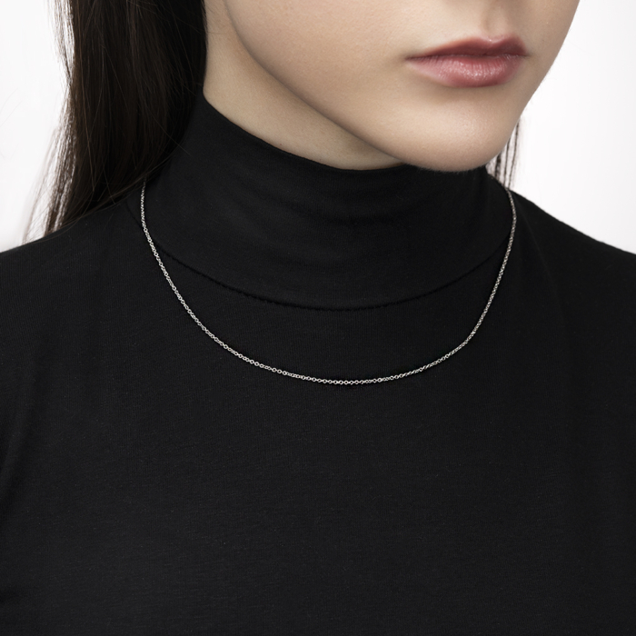 Срібний ланцюжок. Артикул A 35 Rod-L/12