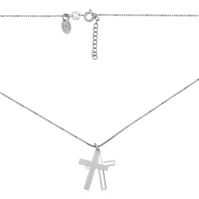 Серебряное колье. Аотикул AA396_CL-K/12