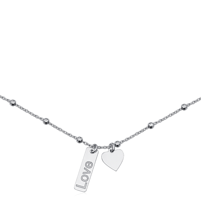 Серебряное колье. Артикул AA419_CL-K/12