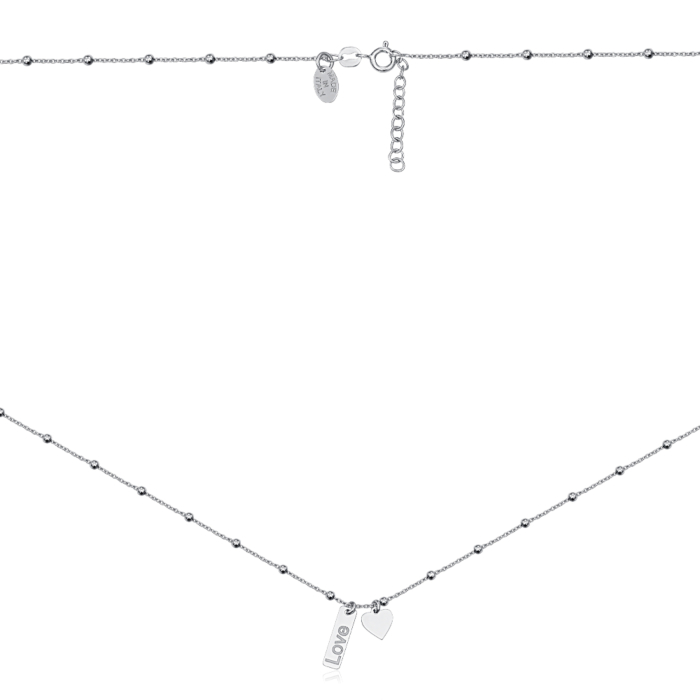 Серебряное колье. Артикул AA419_CL-K/12