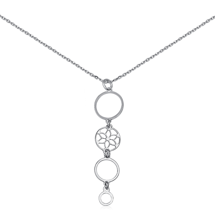 Серебряное колье. Артикул AA439_CL-K/12