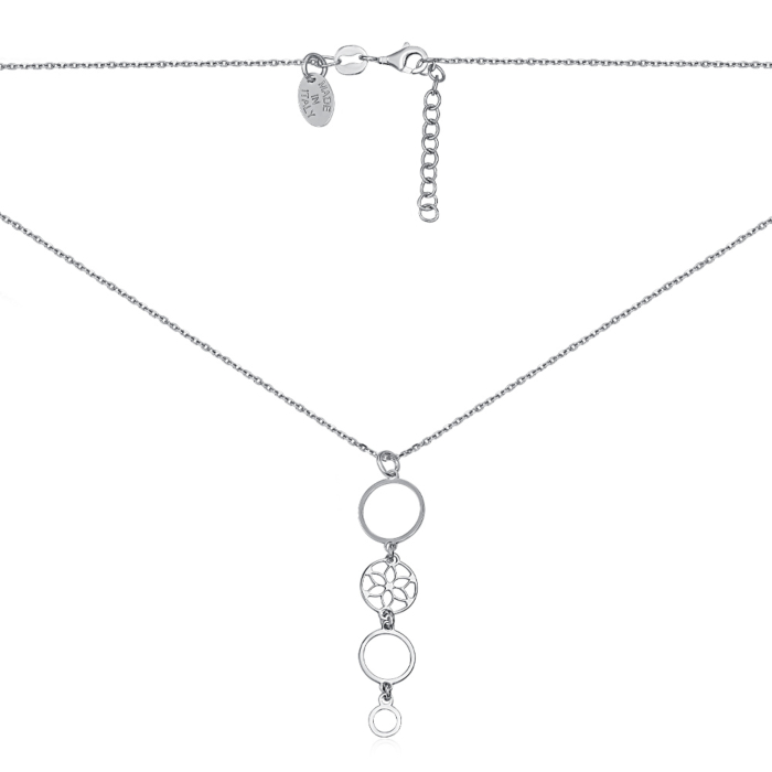 Серебряное колье. Артикул AA439_CL-K/12