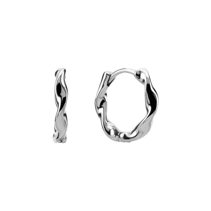 Срібні сережки-конго. Артикул UG5AE00032