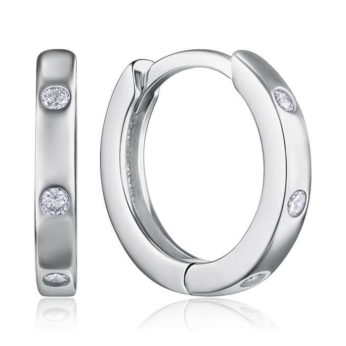 Срібні сережки. Артикул AE01537-E/12/1