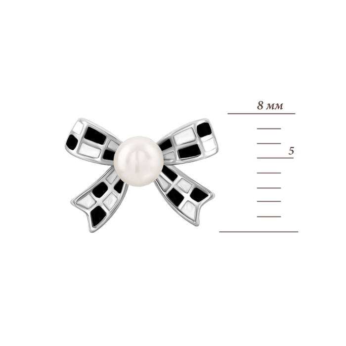 Срібні пусети з перлами. Артикул UG5AE02495