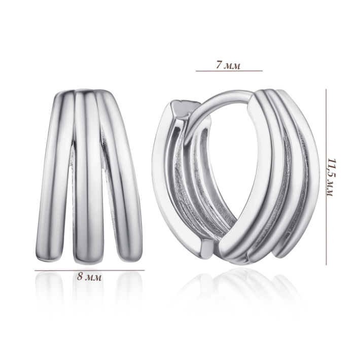 Серебряные серьги. Артикул AE03392-E/12