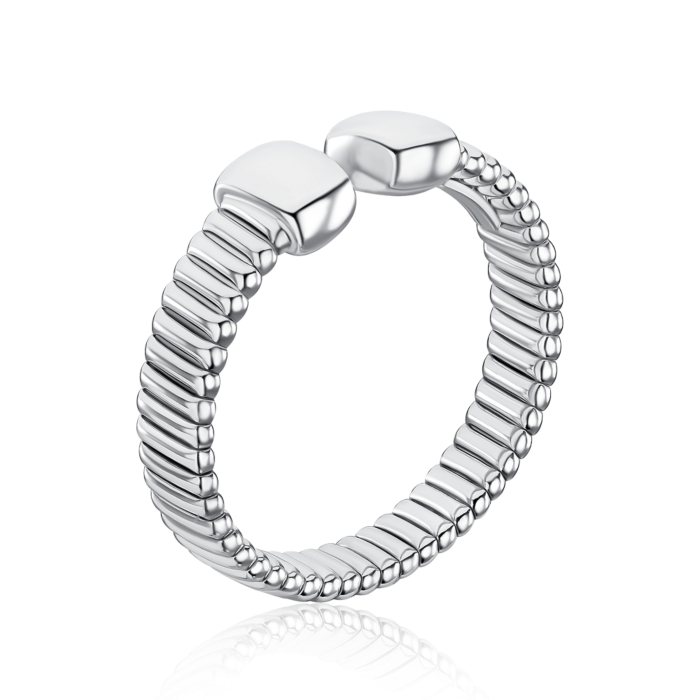 Срібна каблучка без вставки ATBXD000013-R/12