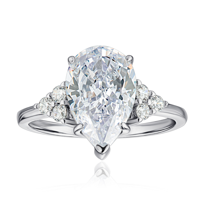 Кольцо из серебра с фианитами AY120230-S-W-WH-R/12/1