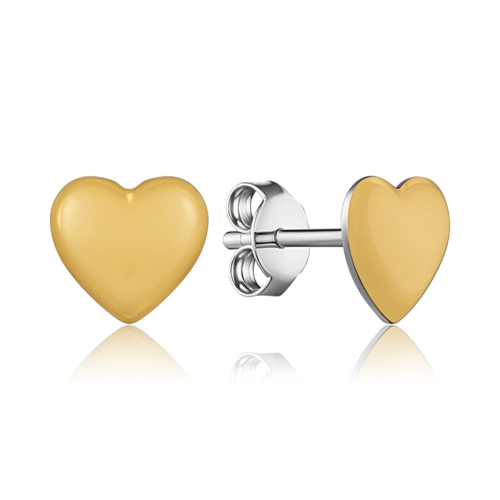 Серебряные серьги с эмалью. Артикул AY1D0002-S-W-YE-E/12/898