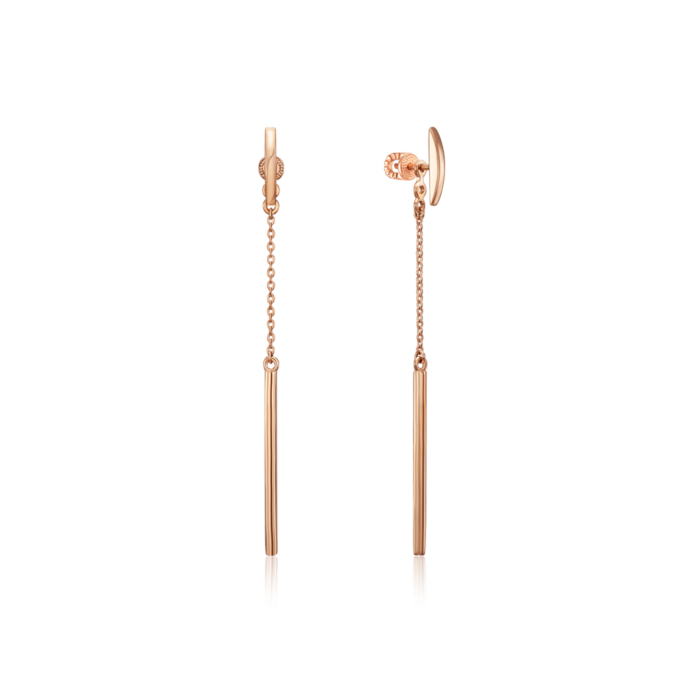 Золотые серьги-подвески. Артикул 22914/01/0