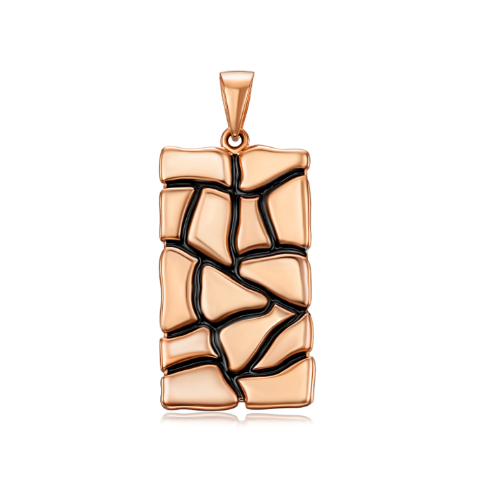 Золота підвіска з емаллю. Артикул 32317/01/0/389