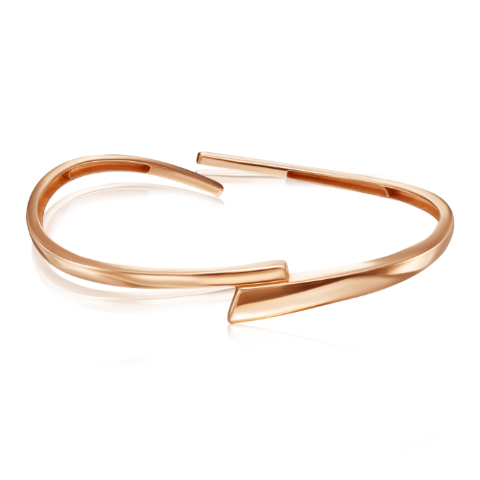 Жорсткий золотий браслет. Артикул 7185/01/0