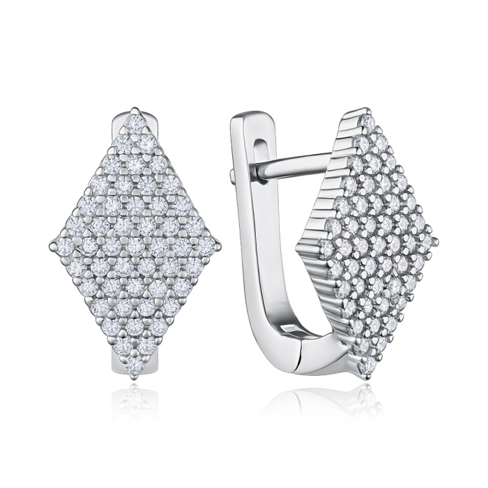 Серебряные серьги. Артикул B00040-E/12/1