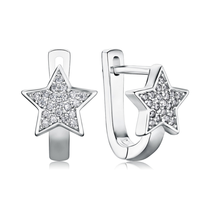 Серебряные серьги B00071-E/12/1