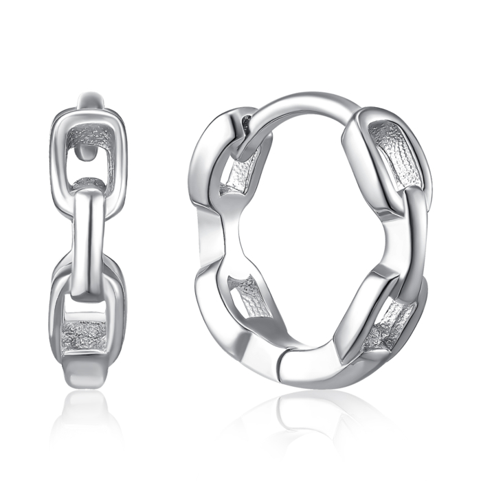 Срібні сережки-конго. Артикул B00147-E/12