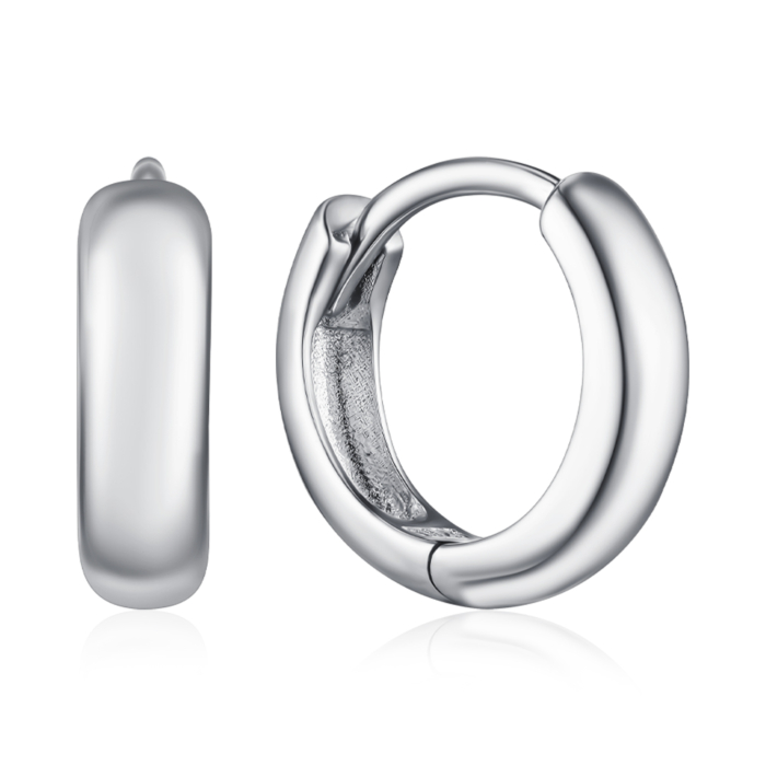 Срібні сережки-конго. Артикул B00765-E/12