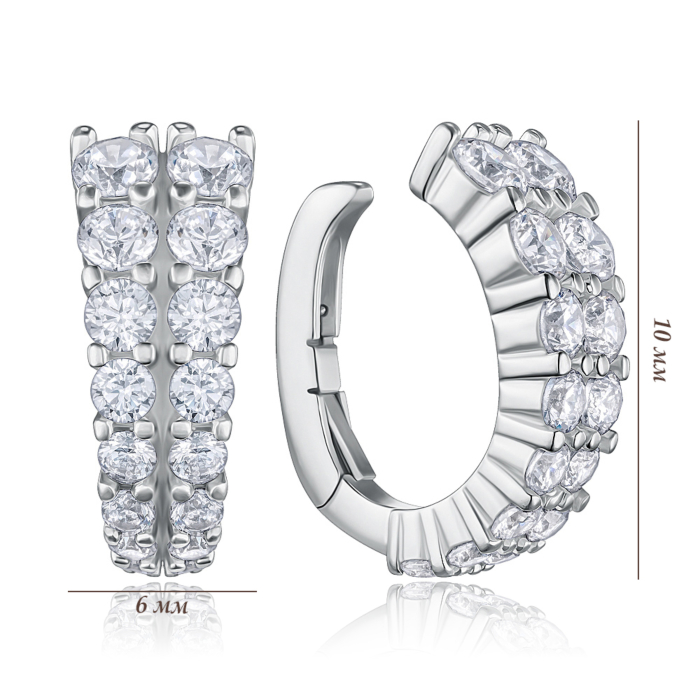 Срібні сережки. Артикул B01046-E/12/1