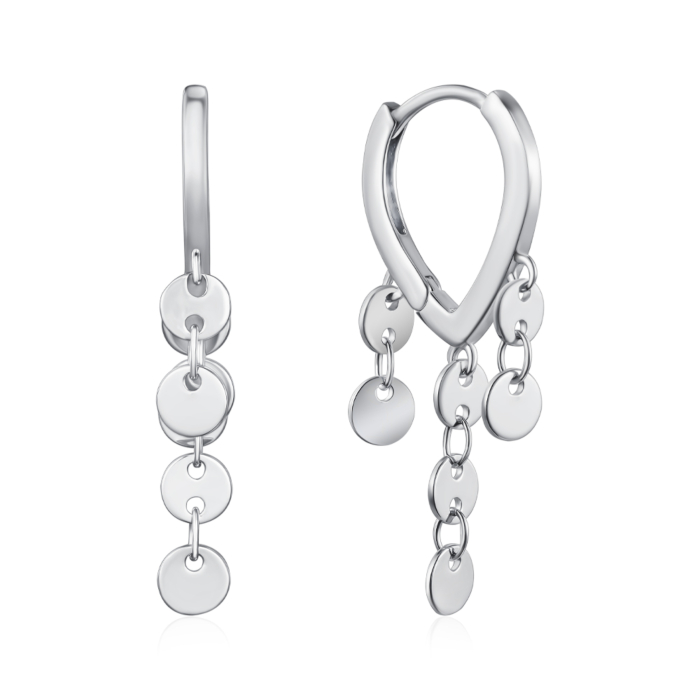 Серебряные серьги. Артикул B01525-E/12