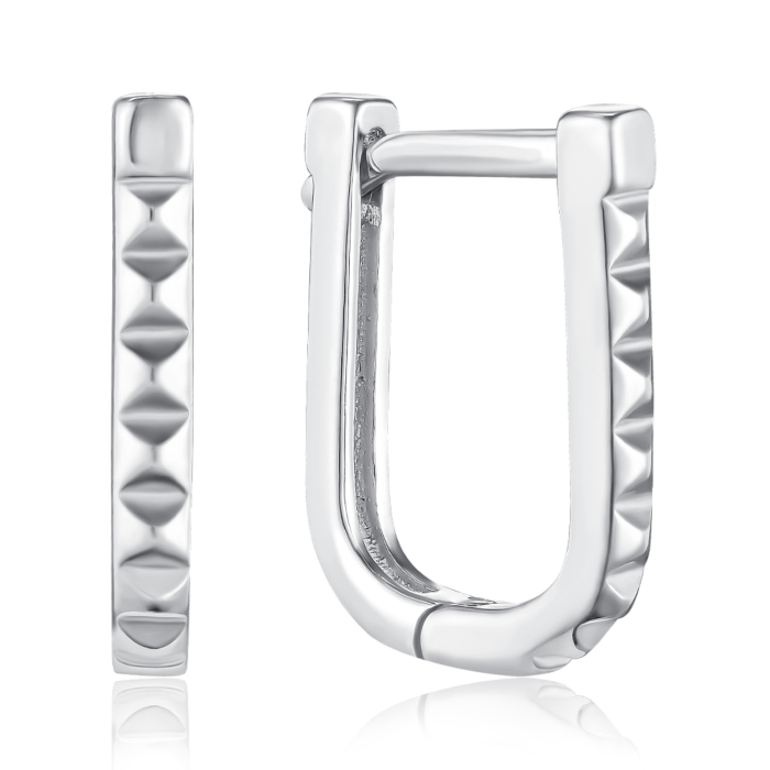 Серебряные серьги. Артикул B01628-E/12