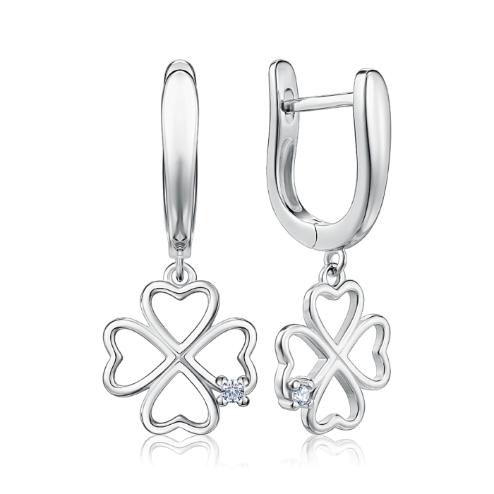 Серебряные серьги. Артикул B02081-E/12/1