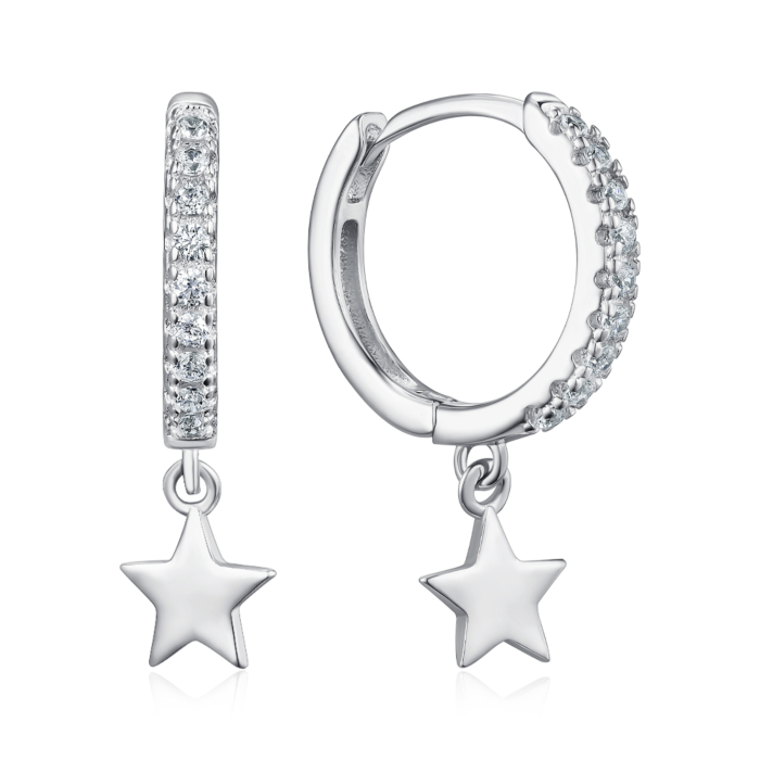 Серебряные серьги. Артикул B02562-E/12/1