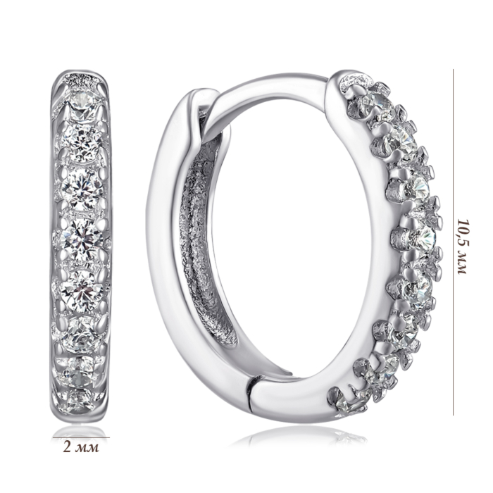 Срібні сережки. Артикул B03650-E/12/1