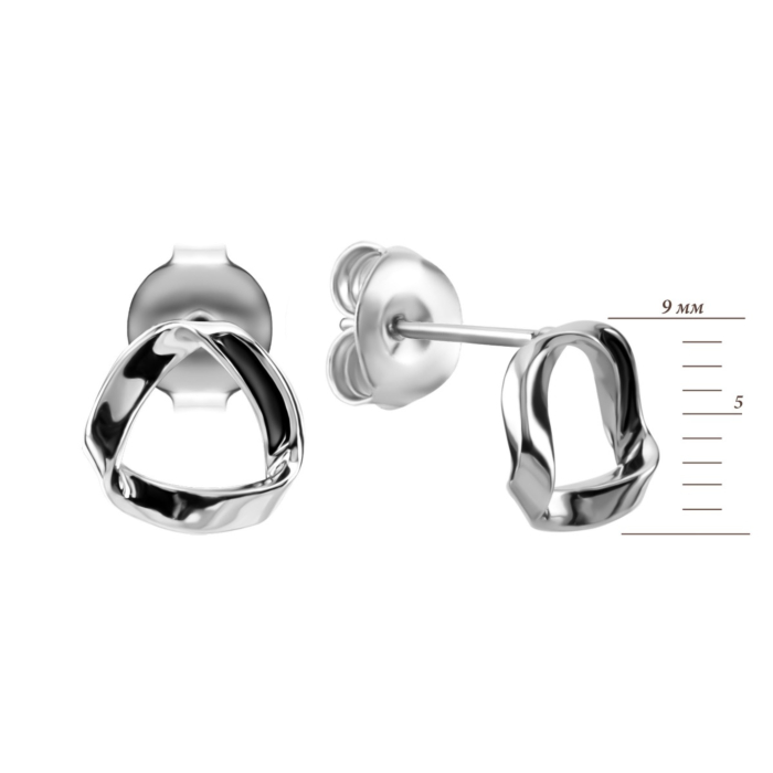 Срібні пусети з емаллю. Артикул UG5B14528