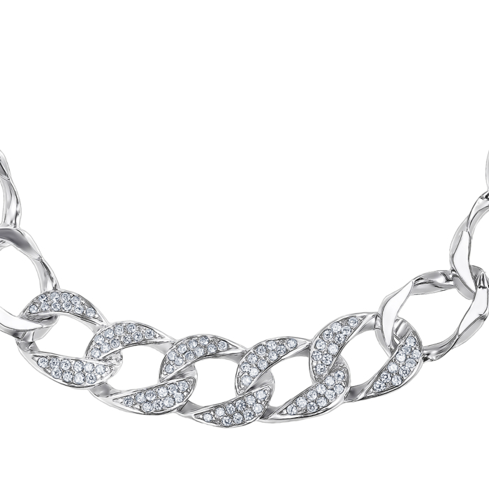 Срібний браслет з фіанітами. Артикул BCAPD000003-B/12/1