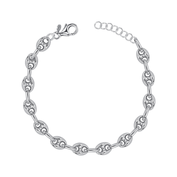 Срібний браслет без вставки BCAXD000031-B/12