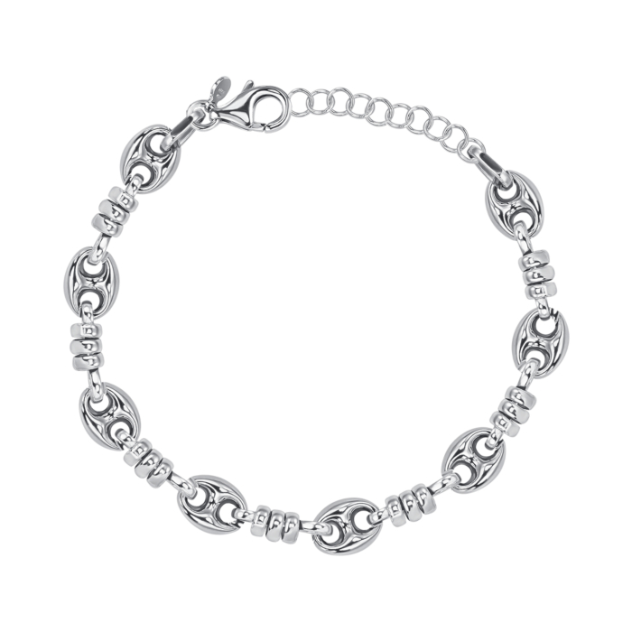 Серебряный браслет без вставки BCAXD000052-B/12