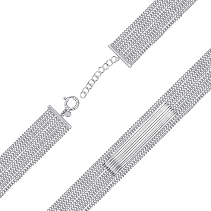 Серебряный браслет без вставки BCFXD000049-B/12