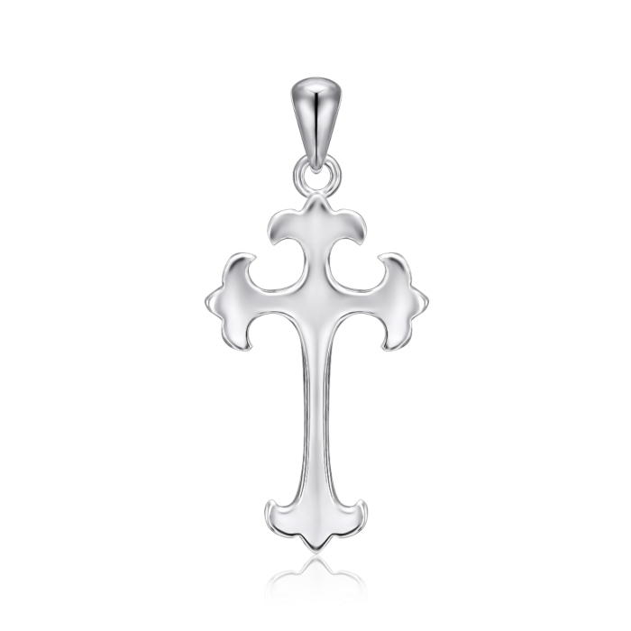 Срібний хрестик. Артикул BEP00002-P/12