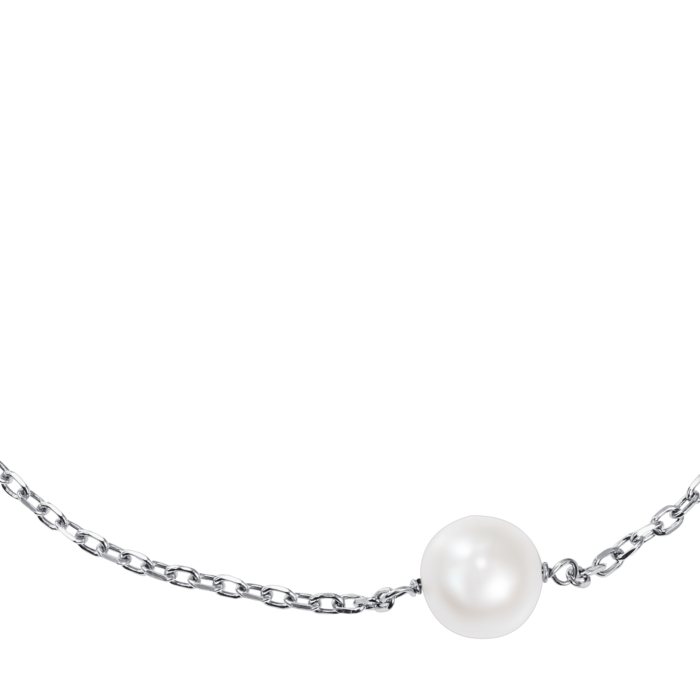 Срібний браслет з перлиною. Артикул BFAPD000037-B/12/1932