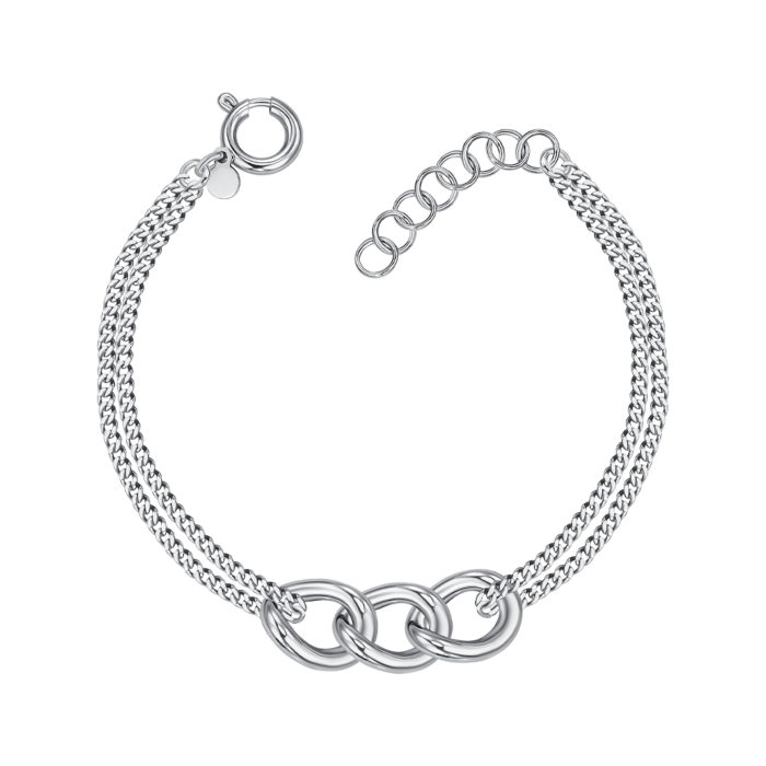 Серебряный браслет. Артикул BFAXD000064-B/12