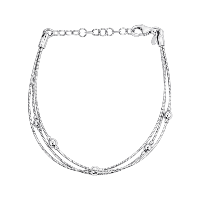Срібний браслет без вставки BFAXD000167-B/12