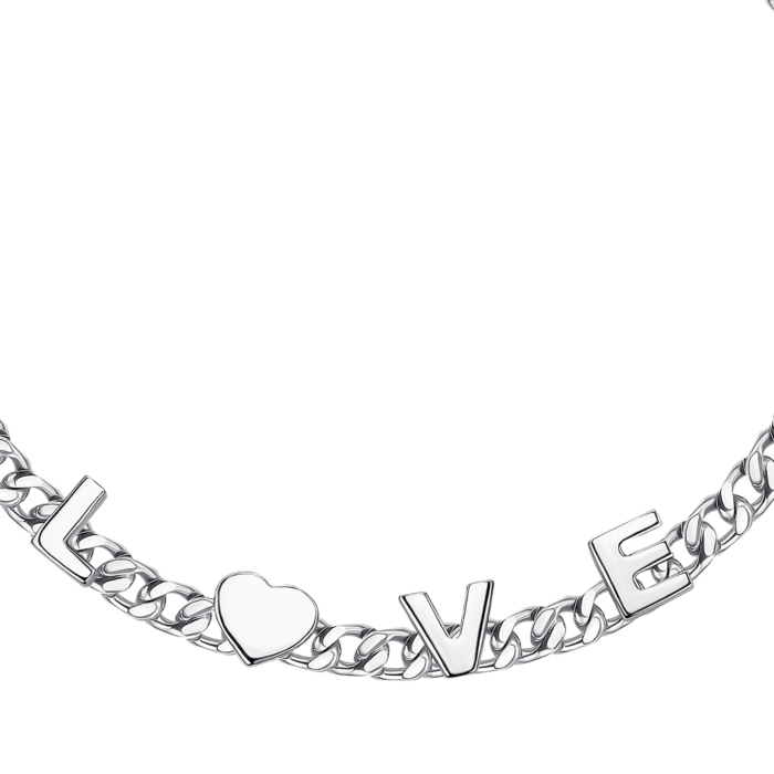 Срібний браслет Love без вставки BFAXD000268-B/12