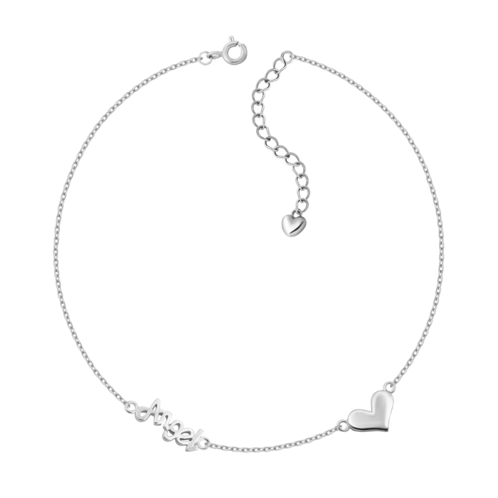 Срібний браслет на ногу. Артикул UG5BR12129-А