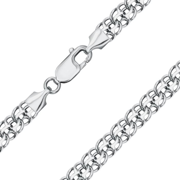 Серебряная цепочка BR 080 Rod-L/12