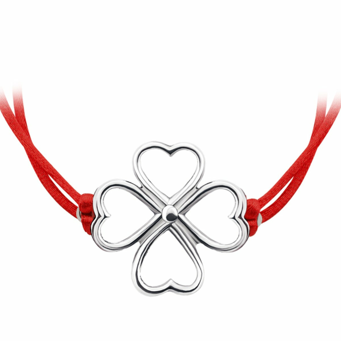 Браслет на нитці Конюшина. Артикул UG54039-кр