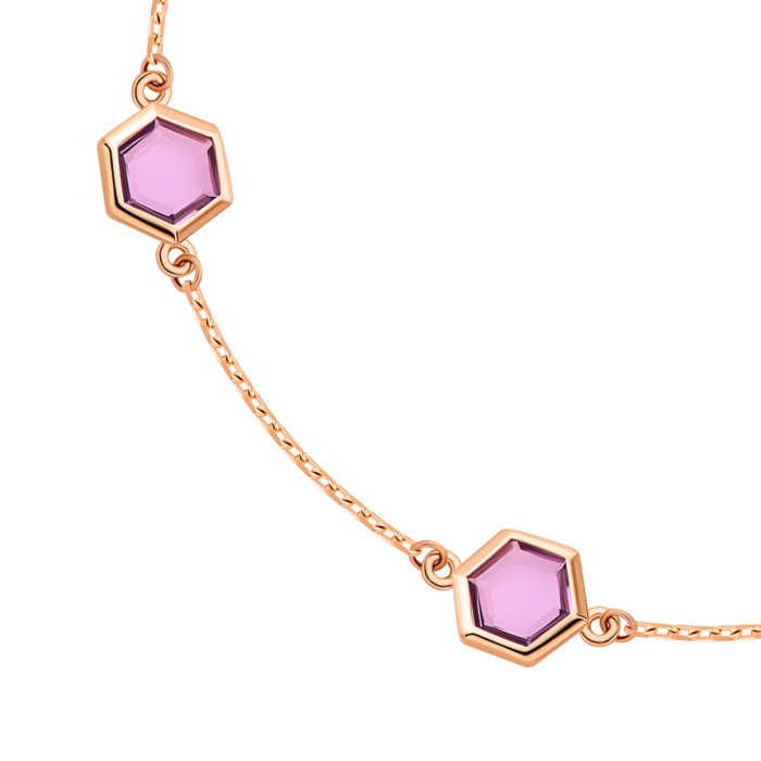 Золотой браслет с кварцем.Артикул UG55/11/261