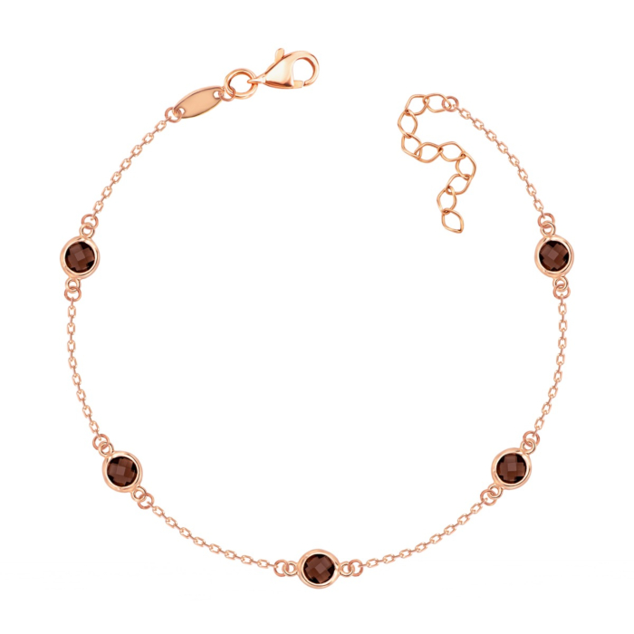 Золотий браслет з кварцом.Артикул UG55/11/601