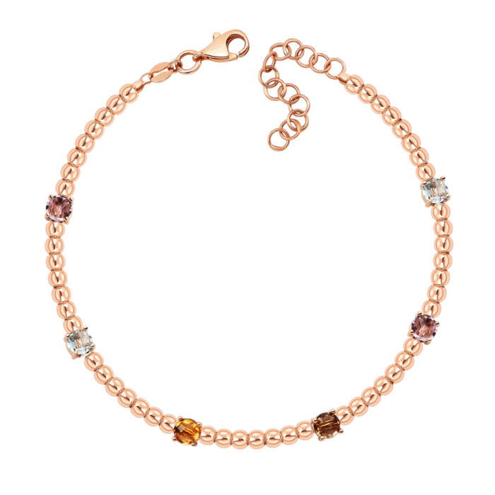 Золотой браслет с кварцом.Артикул UG55/11/637