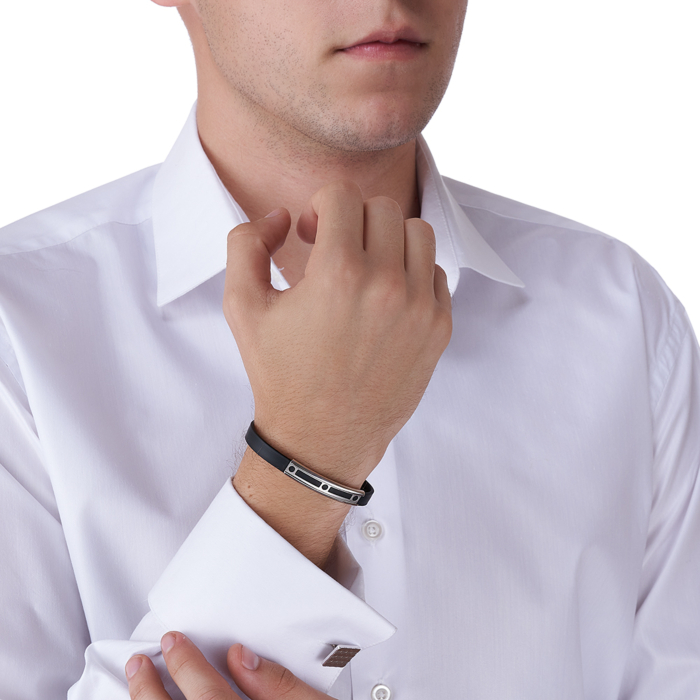 Каучуковий браслет. Артикул BRBXU000043-B/12