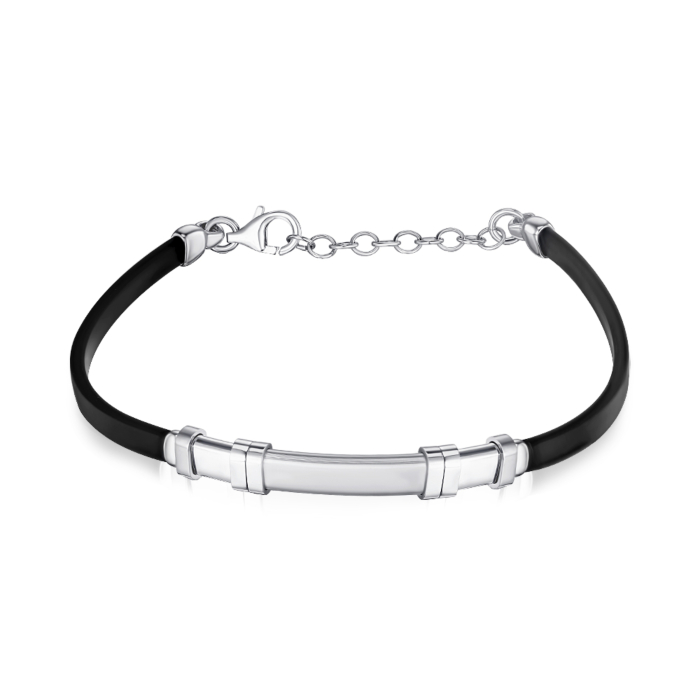 Браслет зі срібними вставками BRBXU000080-B/12