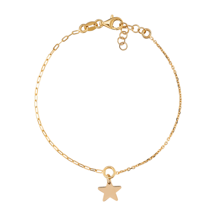 Срібний позолочений браслет. Артикул BRT 10603 G-B/20